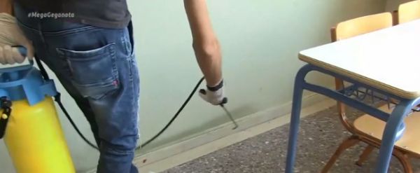 Αυτοψία MEGA: Ξεκίνησαν οι απολυμάνσεις στα σχολεία
