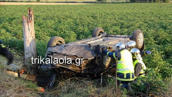 Σοκαριστικό τροχαίο στα Τρίκαλα: Νεκρός 50χρονος