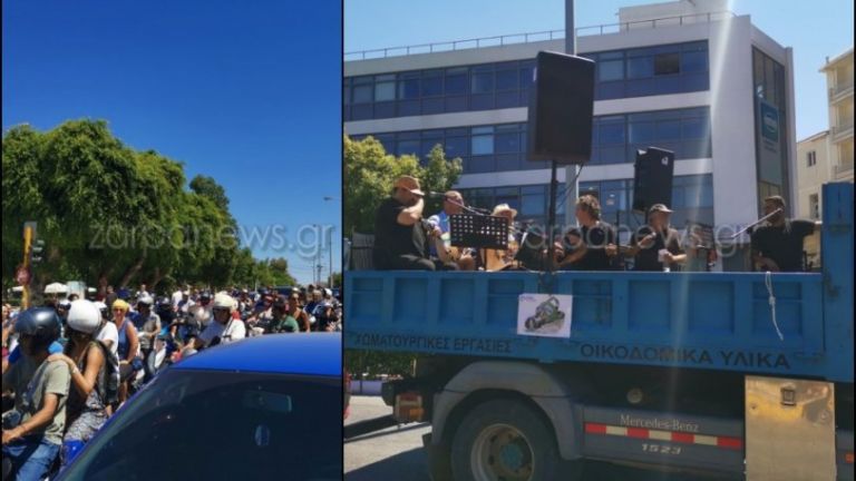 Κοροναϊός : Μηχανοκίνητη πορεία στα Χανιά ενάντια στα περιοριστικά μέτρα και την χρήση μάσκας