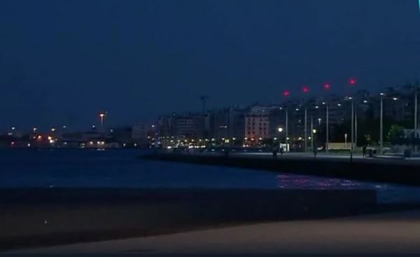 Έντονη κακοκαιρία τη νύχτα στη Χαλκιδική