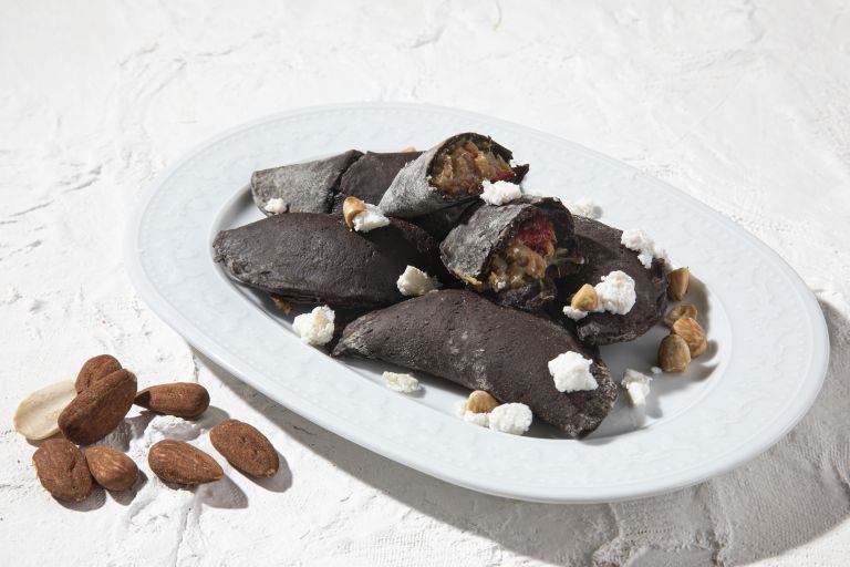 Χαρουποπιτάκια με μελιτζάνα