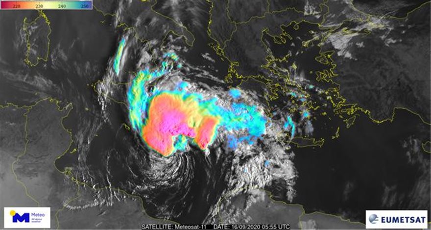Κακοκαιρία «Ιανός» : Ποιες περιοχές θα «χτυπήσει» ο μεσογειακός κυκλώνας