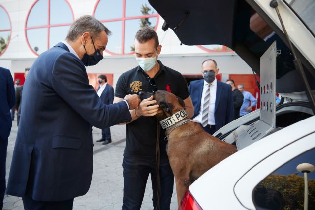 Ο τετράποδος «φίλος» του Μητσοτάκη στη ΔΕΘ