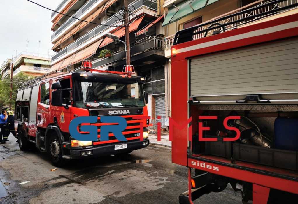 Θεσσαλονίκη: Φωτιά σε υπόγειο σούπερ μάρκετ στην Κάτω Τούμπα