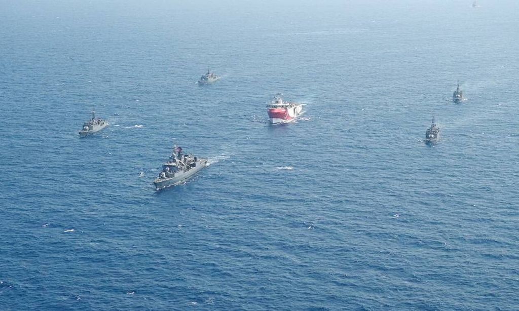 Milliyet : Ποιες εντολές έδωσε ο Ερντογάν στα πολεμικά πλοία που προστατεύουν το Oruc Reis