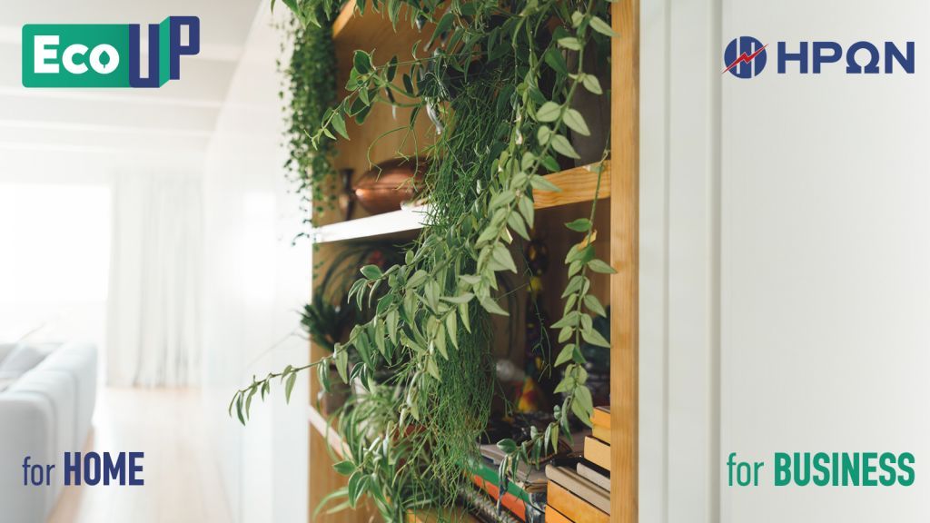 Νέα Προγράμματα Ηλεκτρικής Ενέργειας EcoUP για οικονομία και προστασία του περιβάλλοντος