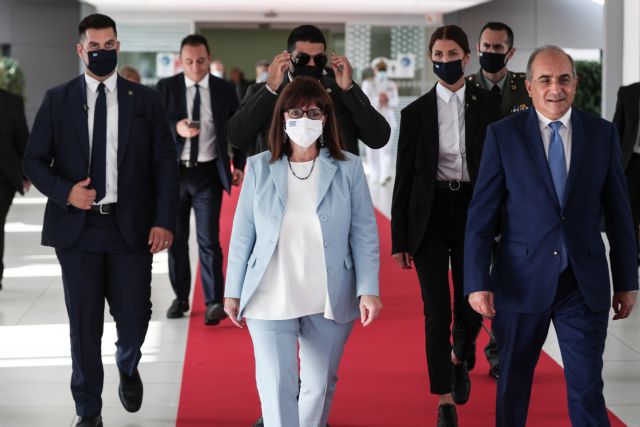 Σακελλαροπούλου από Κύπρο: Να αγωνιστούμε για τον τερματισμό της τουρκικής κατοχής