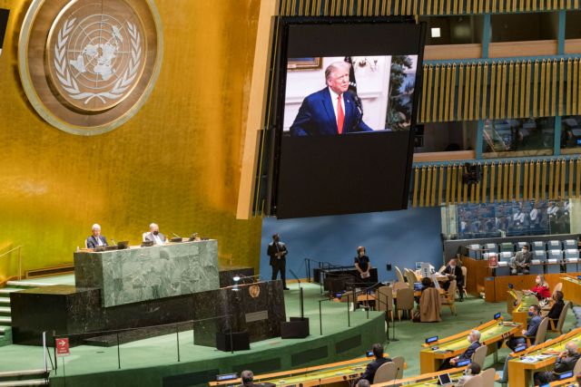 Αψιμαχίες ΗΠΑ – Κίνας στη Γενική Συνέλευση του ΟΗΕ – «Απελευθέρωσαν την πανούκλα» δήλωσε ο Τραμπ