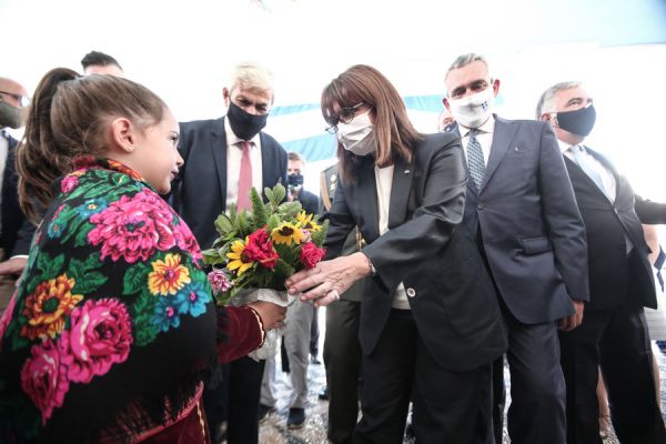 Σακελλαροπούλου από Καστελλόριζο: «Οι κάτοικοι του νησιού δεν θα αισθάνονται ποτέ μόνοι κι αβοήθητοι»