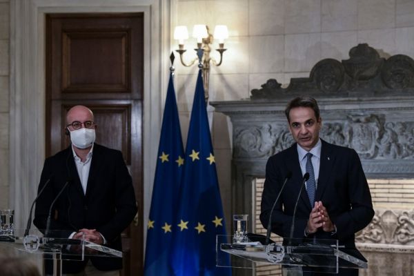 European Council President Michel, Mitsotakis agree on firm stance toward Turkey