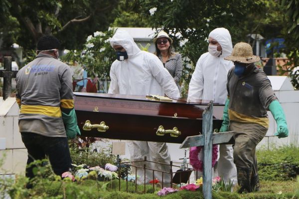 Βραζιλία : Αλλοι 829 νεκροί το τελευταίο 24ωρο – 134.106 θάνατοι συνολικά