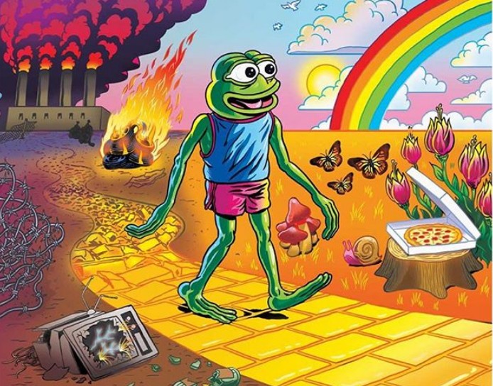 O Pepe the Frog προσπαθεί να σωθεί από τους φασίστες