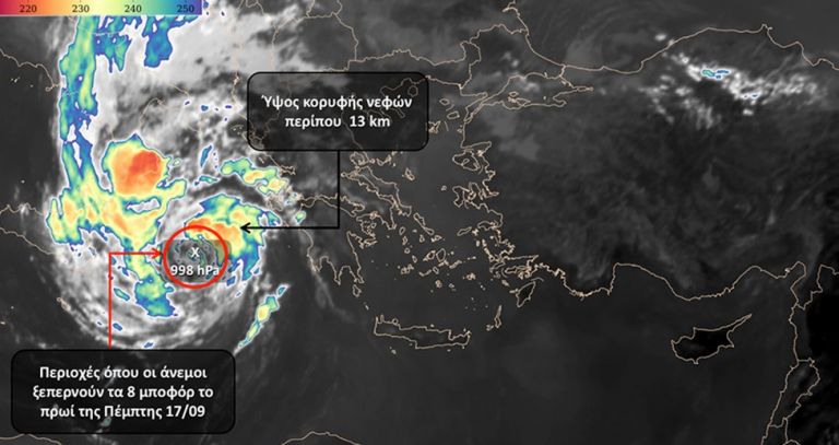 «Ιανός»: Σε μεσογειακό κυκλώνα μετατρέπεται η κακοκαιρία – Συναγερμός στην Πολιτική Προστασία