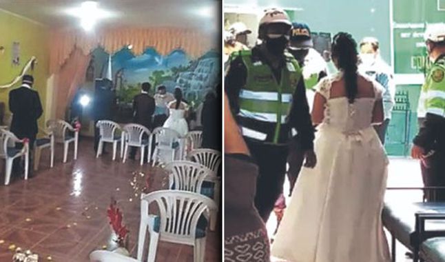 Περού : Χειροπέδες σε μελλόνυμφους λίγο πριν το «ναι»… λόγω κοροναϊού