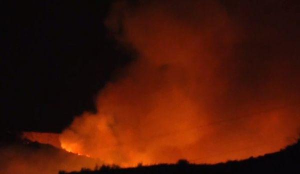 Πάτρα : Καλύτερη η εικόνα της πυρκαγιάς