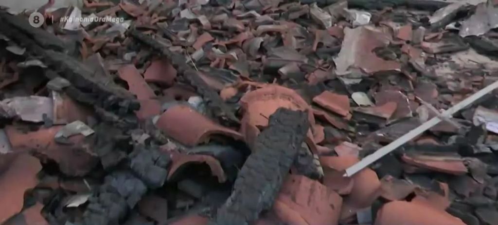 Το MEGA στην Κερατέα: Δεκάδες τα καμένα σπίτια από τη χθεσινή πυρκαγιά