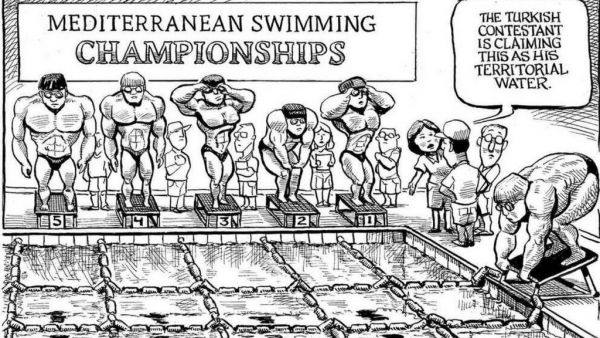 Βιτριολικό σκίτσο του Economist για τα παιχνίδια της Τουρκίας στη Μεσόγειο