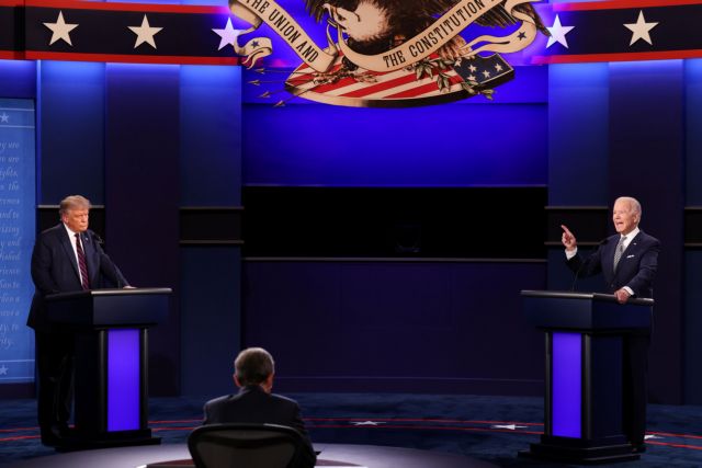 Ντιμπέιτ Τραμπ – Μπάιντεν : «Θα το βουλώσεις;», «Είσαι ψεύτης», «Δεν έχεις ίχνος ευφυίας πάνω σου»