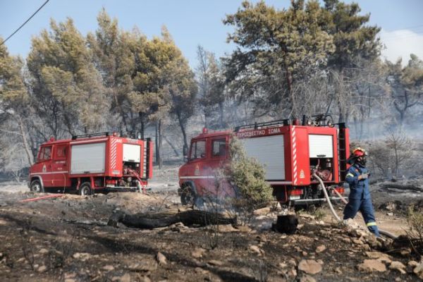 Κλιμάκιο του ΣΥΡΙΖΑ στο Βύρωνα για αυτοψία στα σημεία της χτεσινής φωτιάς