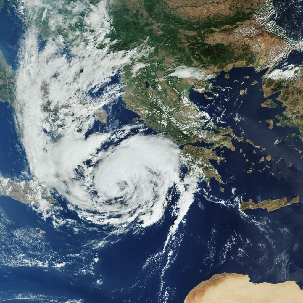 Η εντυπωσιακή φωτογραφία του Ιανού από τον δορυφόρο Copernicus