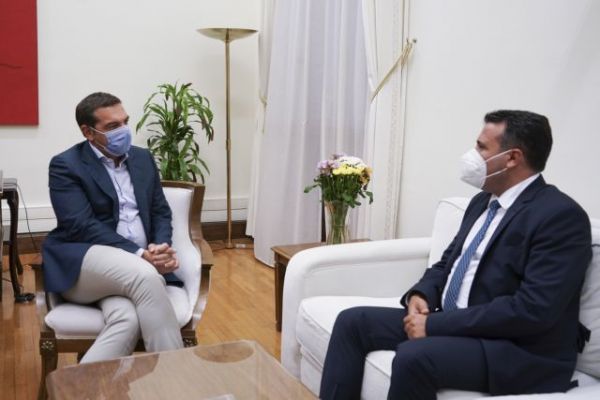 Τσίπρας σε Ζάεφ : Χαίρομαι που η κυβέρνηση της ΝΔ υποστηρίζει τη Συμφωνία των Πρεσπών