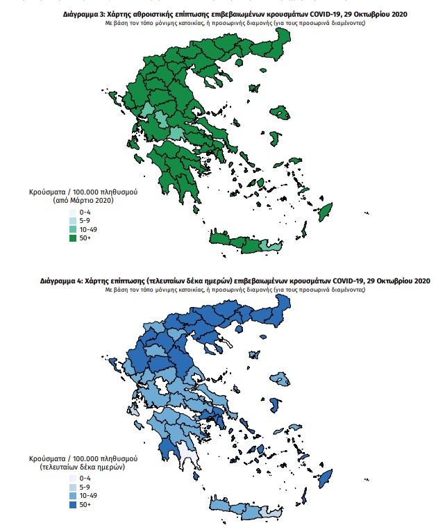 Κοροναϊός : 1.211 νέα κρούσματα και 12 θάνατοι – Στους 114 οι διασωληνωμένοι