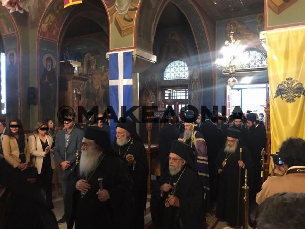 ﻿Έδεσσα : Συνωστισμός και κανένα μέτρο προστασίας σε εκκλησία