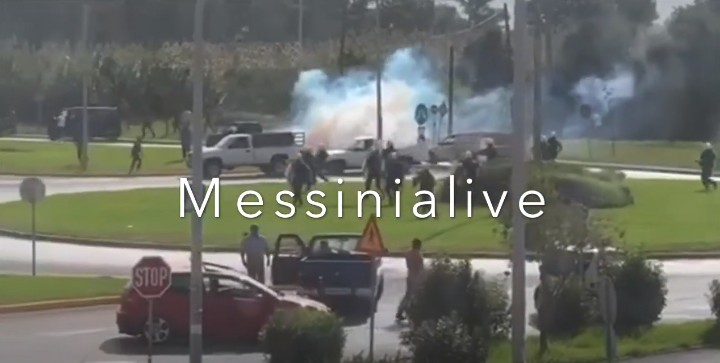 Καλαμάτα : Επεισόδια μετά την κηδεία του 18χρονου – Πετροπόλεμος στους δρόμους της Μεσσήνης