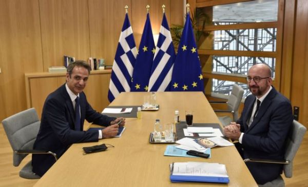 Συνάντηση Μητσοτάκη με Μισέλ – Στο επίκεντρο το θέμα της Τουρκίας