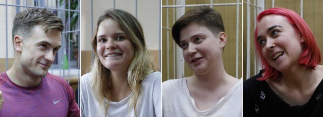 Ρωσία : Φυλάκιση 30 ημερών σε μέλος του συγκροτήματος Pussy Riot