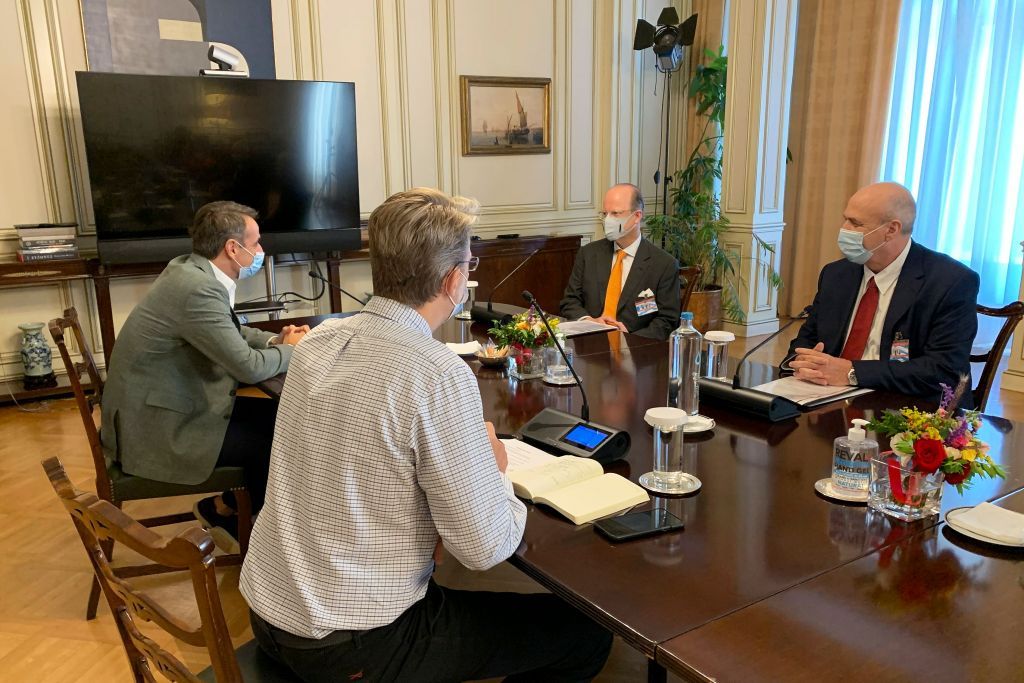 Συνάντηση Μητσοτάκη με εκπροσώπους της Boehringer Ingelheim