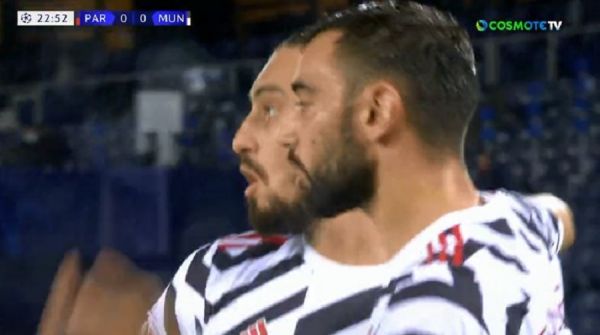 Παρί Σεν Ζερμέν – Μάντσεστερ Γιουνάιτεντ : Ο Μπρούνο ανοίγει το σκορ με πέναλτι (vid)