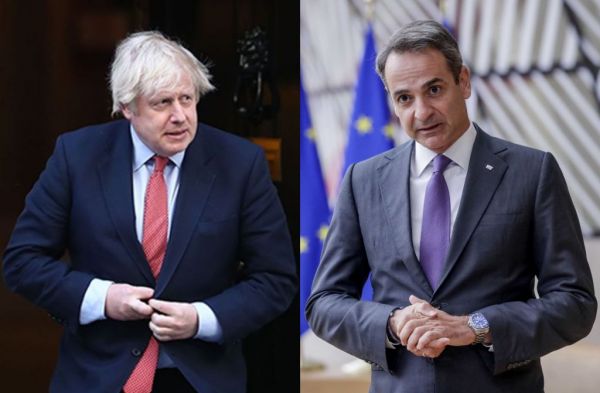 Μητσοτάκης : Τηλεφωνική επικοινωνία με Τζόνσον – Στο επίκεντρο Κυπριακό και Ελληνοτουρκικά