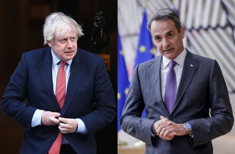 Μητσοτάκης : Τηλεφωνική επικοινωνία με Τζόνσον – Στο επίκεντρο Κυπριακό και Ελληνοτουρκικά