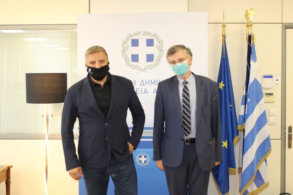 Περιφέρεια Αττικής : Συνάντηση Τσιόδρα – Πατούλη για τον κοροναϊό
