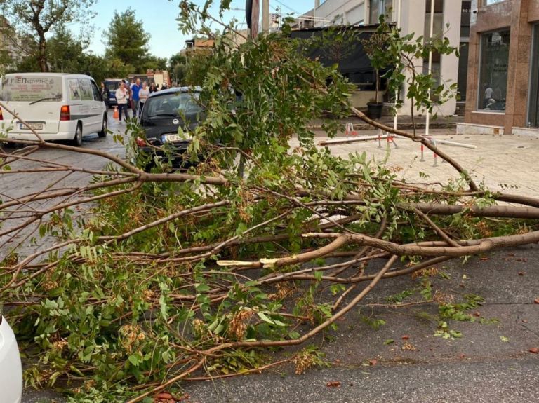 Κακοκαιρία : Καταστροφές, πλημμυρισμένοι δρόμοι και πτώσεις δέντρων