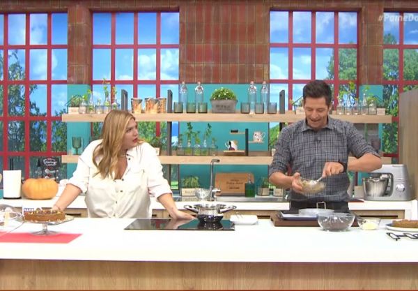 «Πάμε Δανάη!» : Απολαυστική τάρτα σοκολάτας από τον Απόστολο Ρουβά