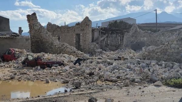 Σεισμός στη Σάμο: Εικόνες σοκ από τις μεγάλες καταστροφές