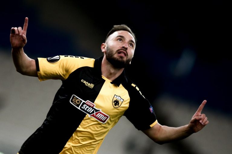 ΑΕΚ – Λέστερ : Μάνταλος σερβίρει, Τάνκοβιτς εκτελεί και 1-2