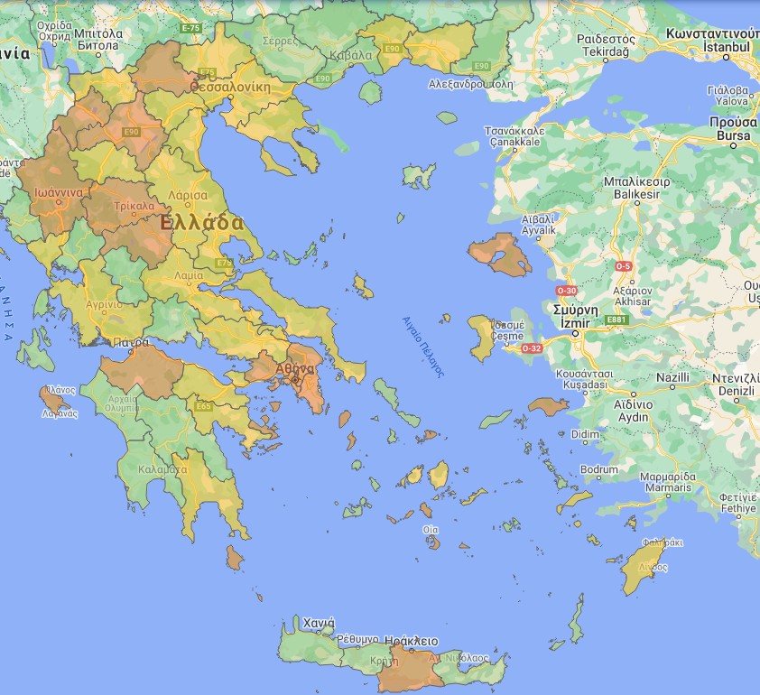 Κοροναϊός : Τι είναι και πως λειτουργεί ο χάρτης υγειονομικής ασφάλειας