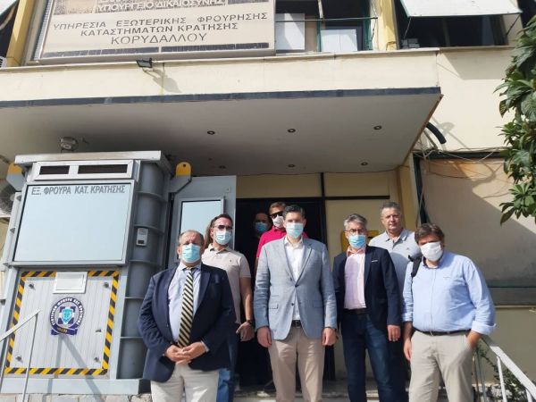 Τις φυλακές Κορυδαλλού επισκέφθηκε αντιπροσωπεία του ΣΥΡΙΖΑ