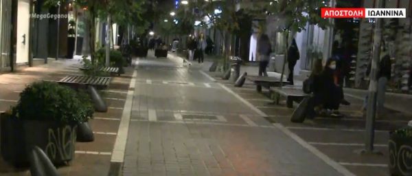 Κοροναϊός : Έρημη πόλη τα Ιωάννινα υπό τον φόβο του lockdown