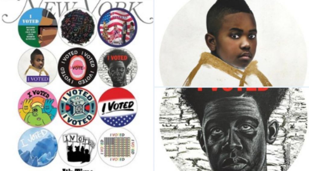 New York Magazine : Δημιούργησε αυτοκόλλητα «Ψήφισα» ενόψει των εκλογών