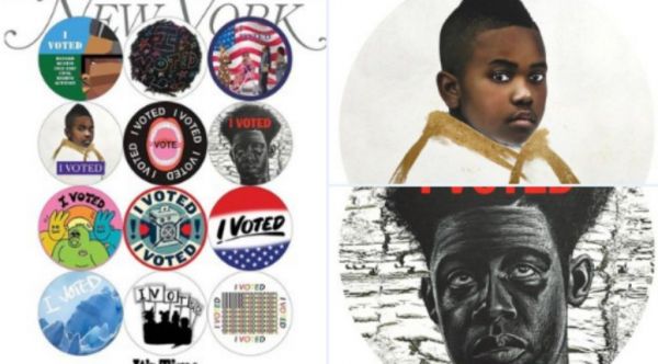 New York Magazine : Δημιούργησε αυτοκόλλητα «Ψήφισα» ενόψει των εκλογών