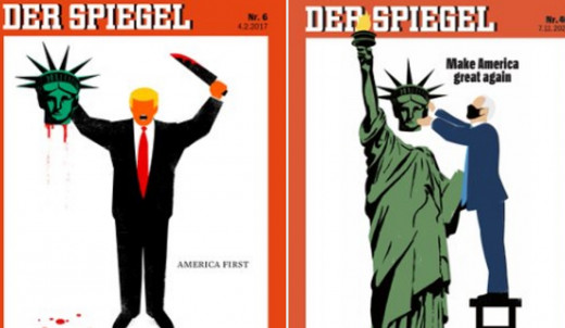 Εκλογές ΗΠΑ : Το Der Spiegel αποκαθιστά… το κομμένο κεφάλι στο άγαλμα της Ελευθερίας