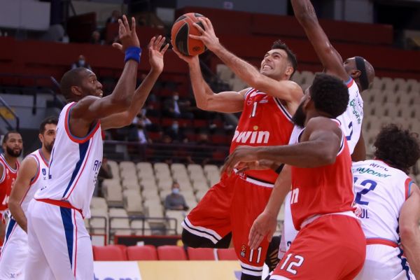 Ολυμπιακός : Αρνητικά όλα τα τεστ κοροναϊού στην ομάδα μπάσκετ