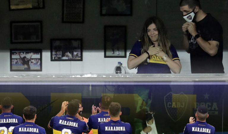 Μαραντόνα : Λύγισε η κόρη του στην αφιέρωση των παικτών της Μπόκα