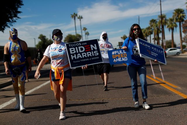 Εκλογές ΗΠΑ : Εξακολουθεί να προηγείται ο Μπάιντεν στην Αριζόνα