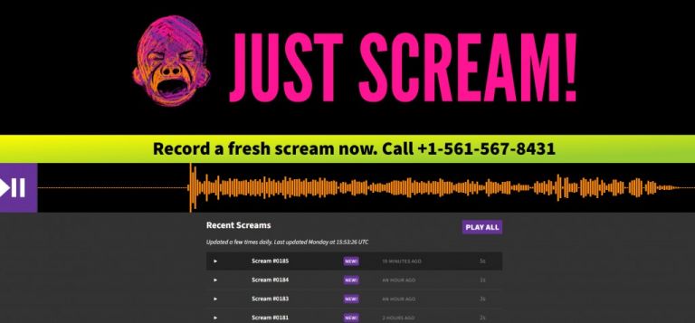 Τηλεφωνείς και ουρλιάζεις όσο θες