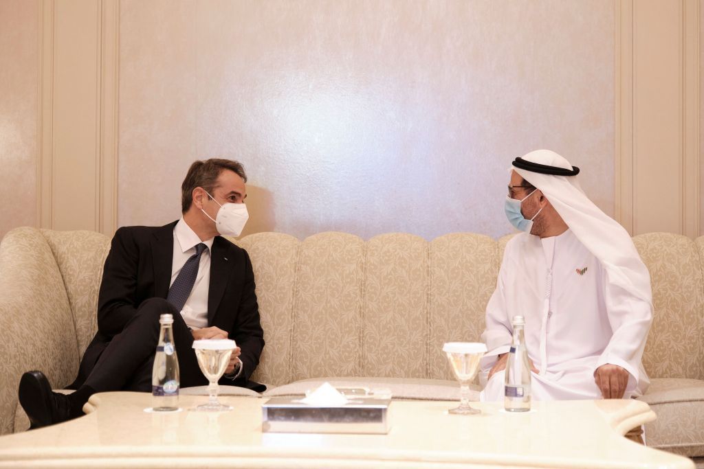 Συνάντηση Μητσοτάκη με Σεΐχη ΗΑΕ – Στο επίκεντρο οι τουρκικές προκλήσεις